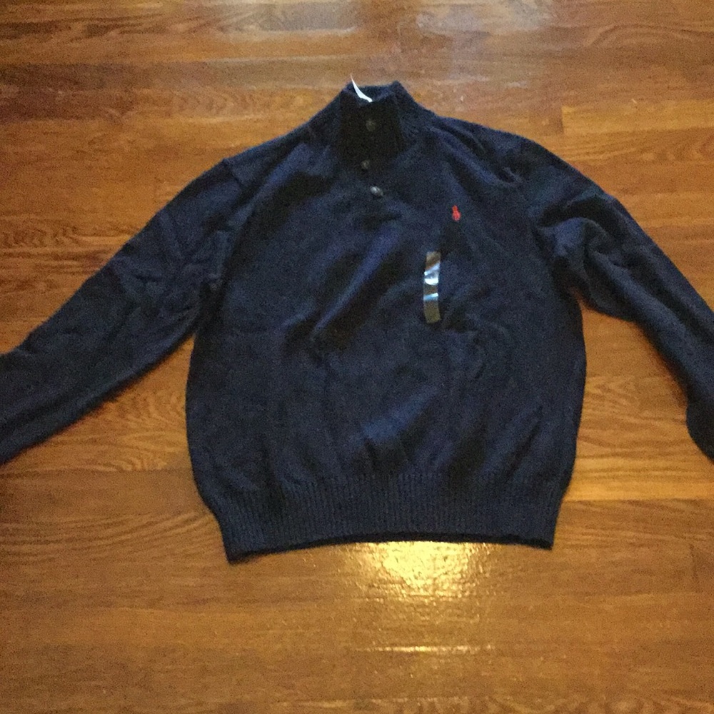 New navy polo Pull over
